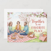 友情国際的の日はがき ポストカード (正面/裏面)