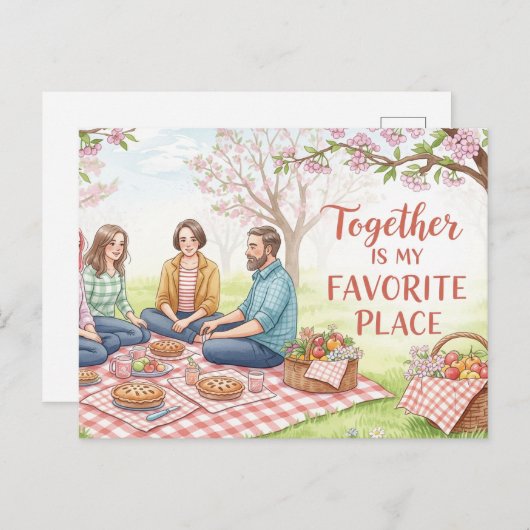 友情国際的の日はがき ポストカード (正面/裏面)