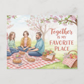 友情国際的の日はがき ポストカード (正面)