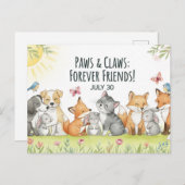 友情国際的の日はがき ポストカード (正面/裏面)