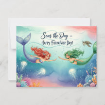 友情国際的の日はがき