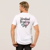 友情国際的の日 トライブレンドTシャツ (裏面全面)