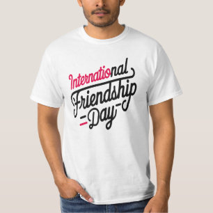 友情国際的の日 Tシャツ