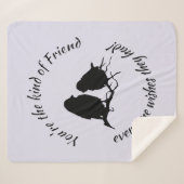 友情引用文みんなの希望する友人の種類 シェルパブランケット (正面(横))