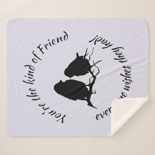 友情引用文みんなの希望する友人の種類 シェルパブランケット (正面(横))