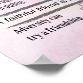 友情引用文ポスター ポスター (角)