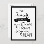 友情引用文真の友人は決して可愛い ポストカード (正面/裏面)