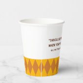 友情引用文紙カップ 紙コップ (右)