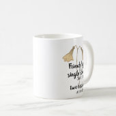 友情引用文花 コーヒーマグカップ (正面右)