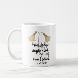 友情引用文花 コーヒーマグカップ