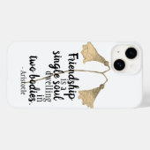 友情引用文花 Case-Mate iPhoneケース (裏面 (横))