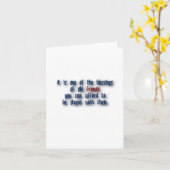 友情引用文 – それは…の恵みの1つである カード (黄色い花)