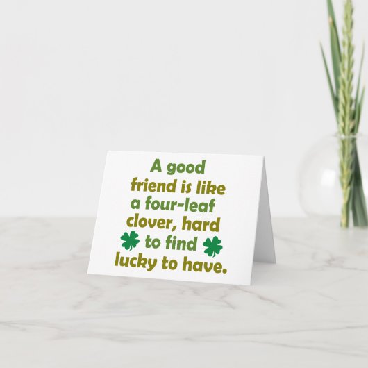 友情引用文 サンキューカード (正面)