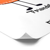 友情引用文 ポスター (角)