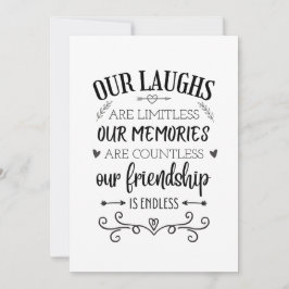 友情引用文、意味のある特別な友人の引用文 シーズンカード