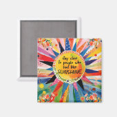 友情感動的固カラフル結磁石 マグネット (正面/裏面)