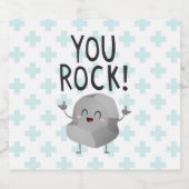 友情感謝していYouロッククールビールボトルラベル ビールラベル (シングルラベル)