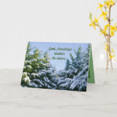 友情感謝、かわいらし自然シーン カード (黄色い花)