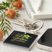 友情最高の友かわいいヒマワリBFF M キーホルダー (正面右)