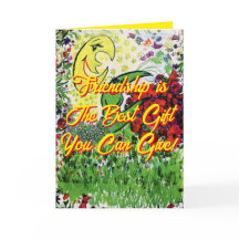 友情最高の贈り子の誕生日カード