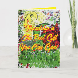 友情最高の贈り子の誕生日カード カード