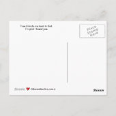 友情祝_A_ポストカード ポストカード (裏面)