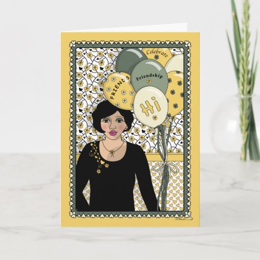 友情祝_C_あいさつ カード (正面)