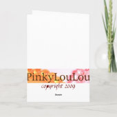 友情箱のコラージュカード カード (裏面)