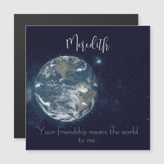 友情素晴らし磁気カード (正面/裏面)