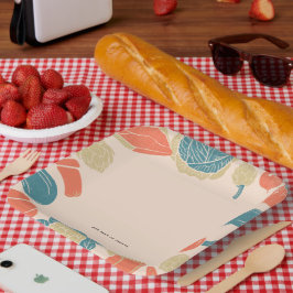 友情素朴引っ越し祝いパーティーBBQ感謝祭 ペーパープレート