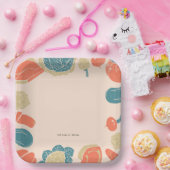 友情素朴引っ越し祝いパーティーBBQ感謝祭 ペーパープレート (パーティー)