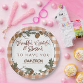 友情素朴感謝祭ホリデーパーティー ペーパープレート (パーティー)