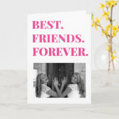 友情記念日 フォトカード カード (黄色い花)