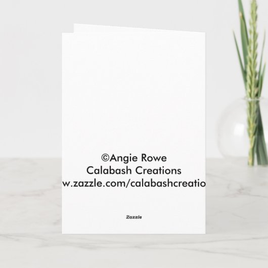 友情誕生日カード カード (裏面)