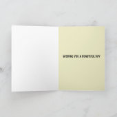 友情誕生日カード、自然レディ&バルーンC カード (内部)