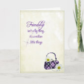 友情誕生日 カード (正面)