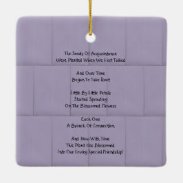 友情開花 セラミックオーナメント