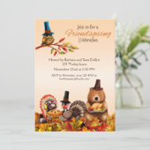 友情集まり招待状 招待状 (スタンド正面)