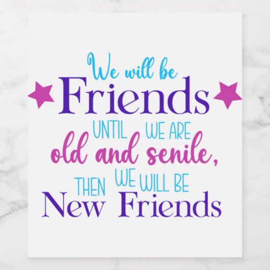 友情1 ワインラベル (シングルラベル)