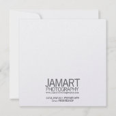 友情5.25 x 5.25カード 招待状 (裏面)