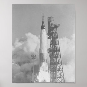 友情7 (Mercury Atlas 6)の発表 ポスター