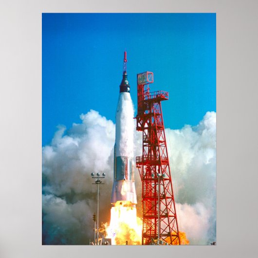友情7 (Mercury Atlas 6)の発表 ポスター (正面)