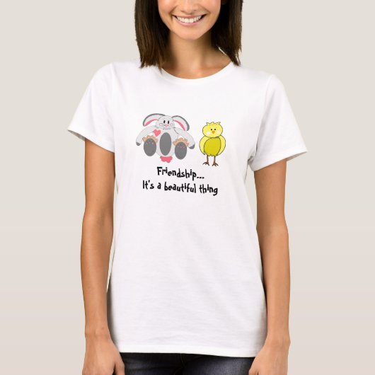 友情...それは美しい Tシャツ (正面)