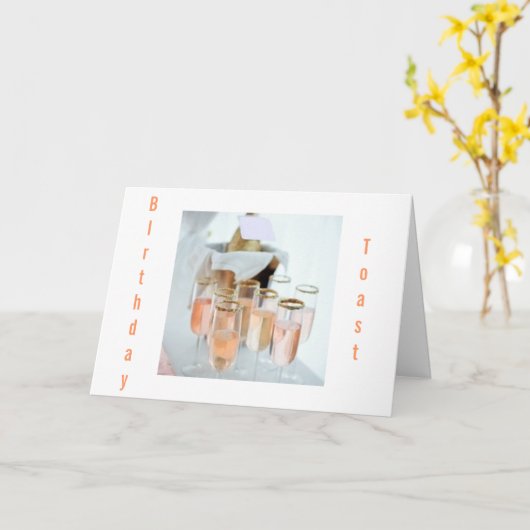 「友情」と「誕生日」 カード (黄色い花)