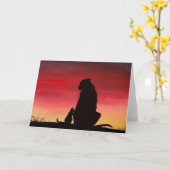 "友情"の挨拶状 カード (黄色い花)