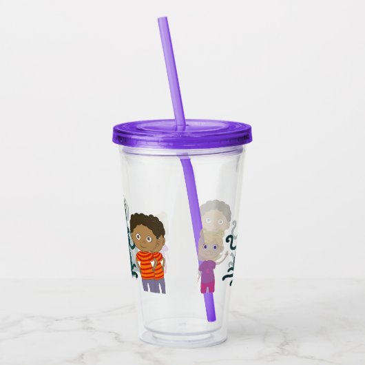 友情 アクリルタンブラー (左)