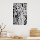 友情～アルフォネスミュシャポスター ポスター (キッチン)