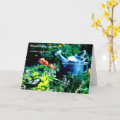 友情 カード (黄色い花)