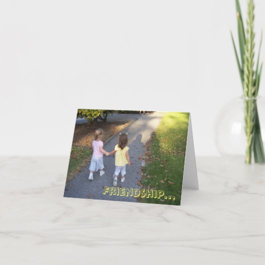 友情… カード (正面)