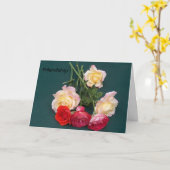 友情 カード (黄色い花)